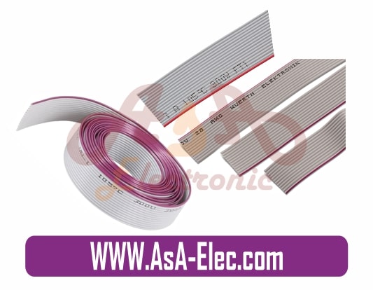 کابل فلت طوسی 1.27 میلیمتر (IDC 2.54mm)